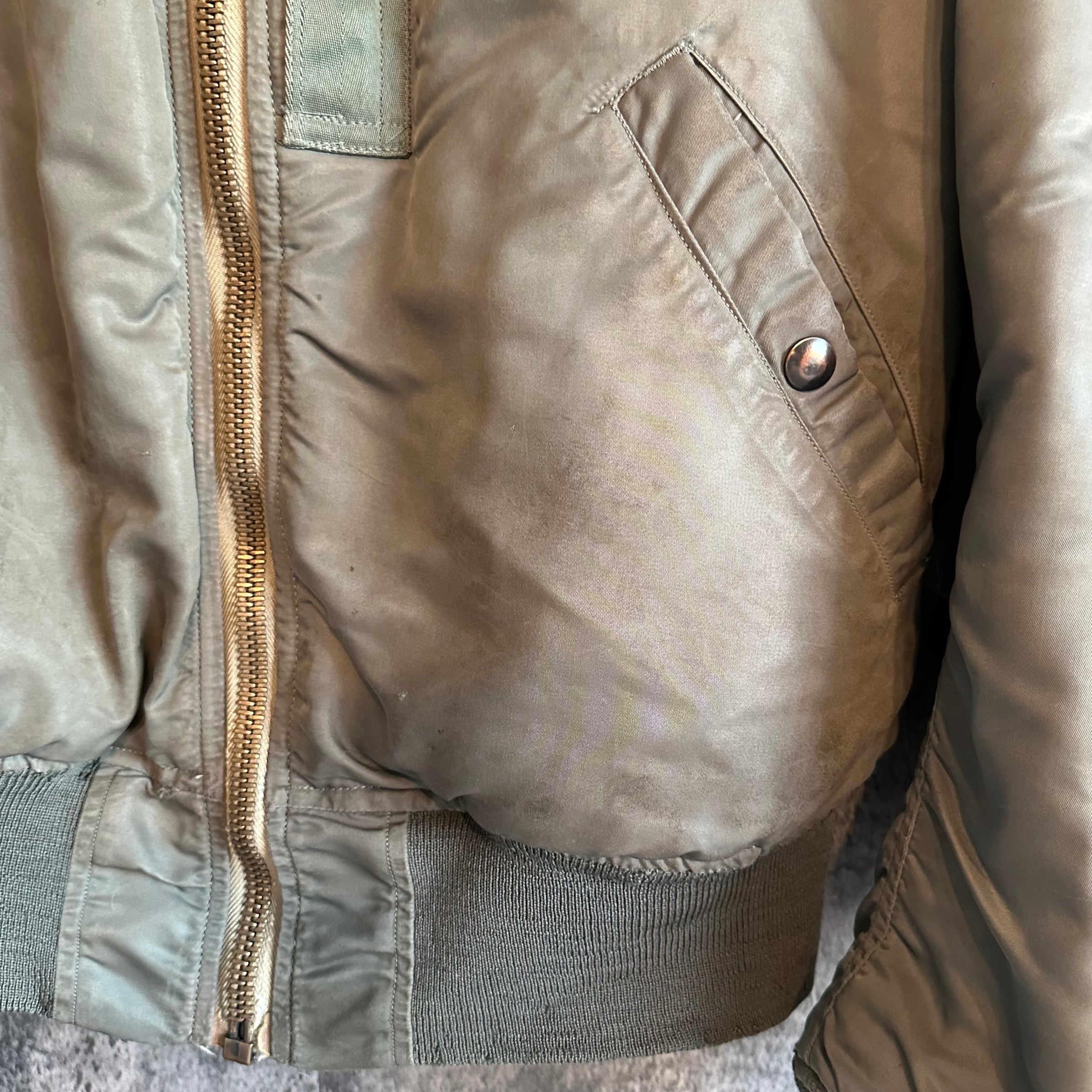50s USAF MA-1 Flight Jacket M | Amb:STORAGE