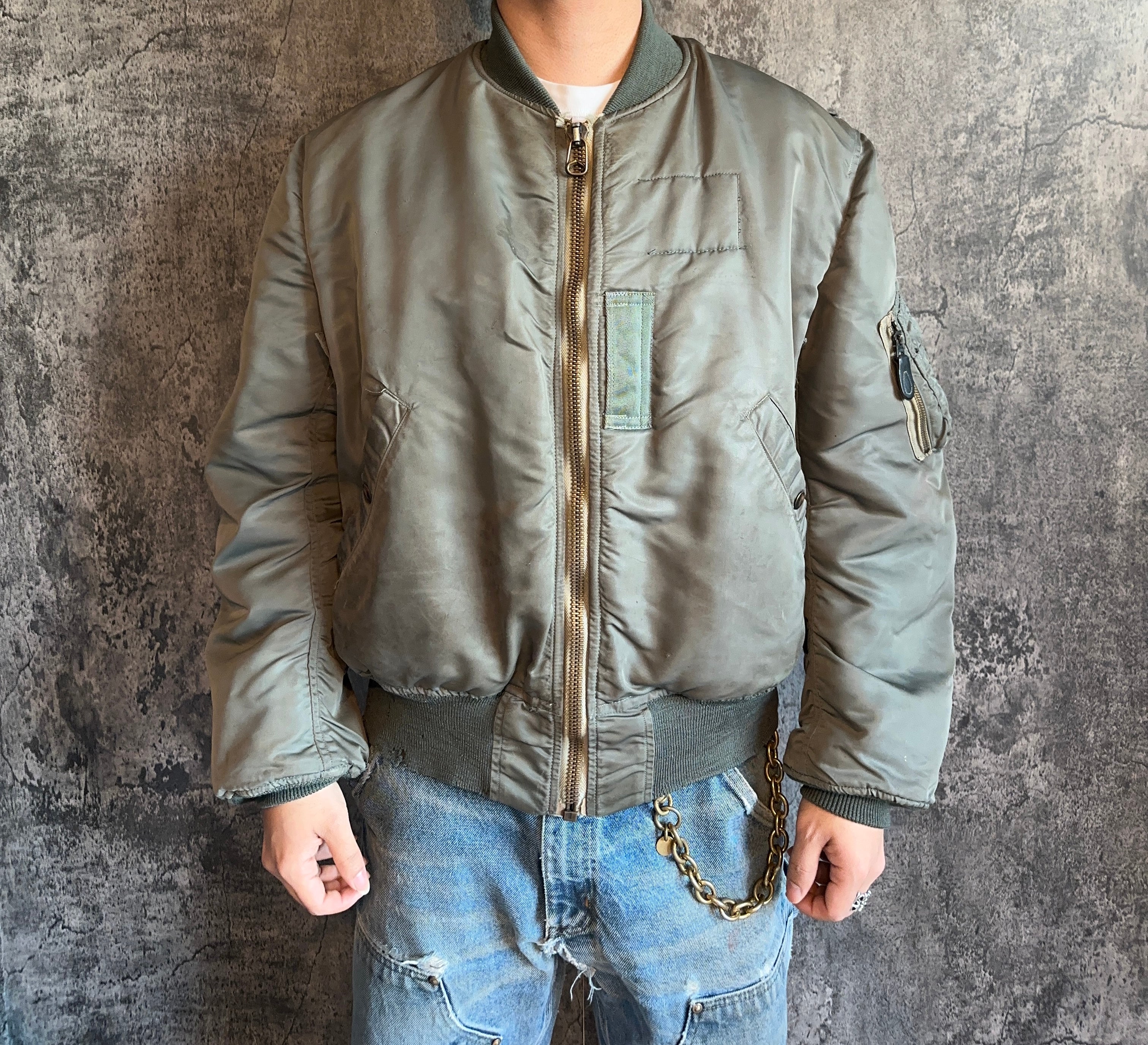 50s USAF MA-1 Flight Jacket M | Amb:STORAGE