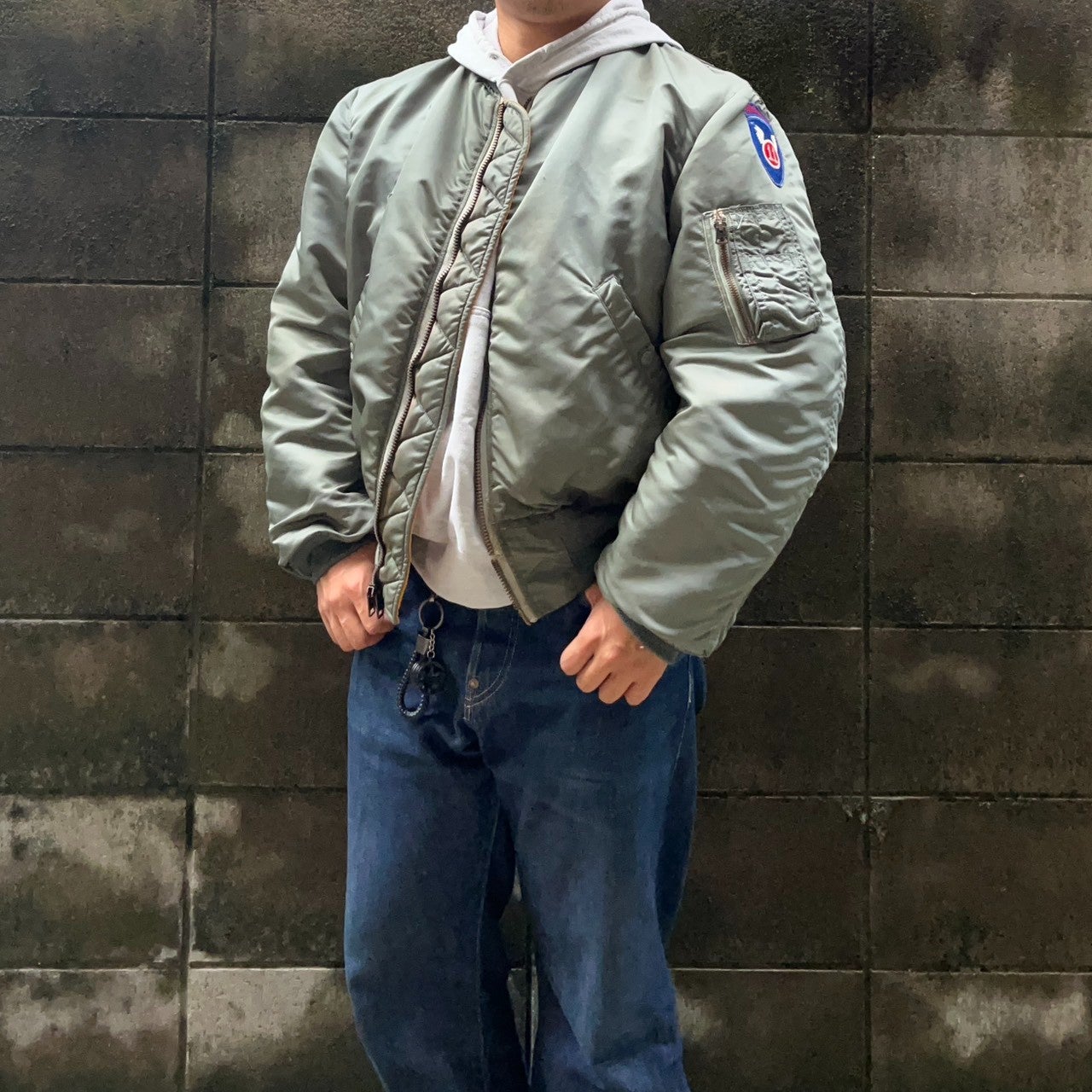 60s USAF MA-1 Flight Jacket M | Amb:STORAGE