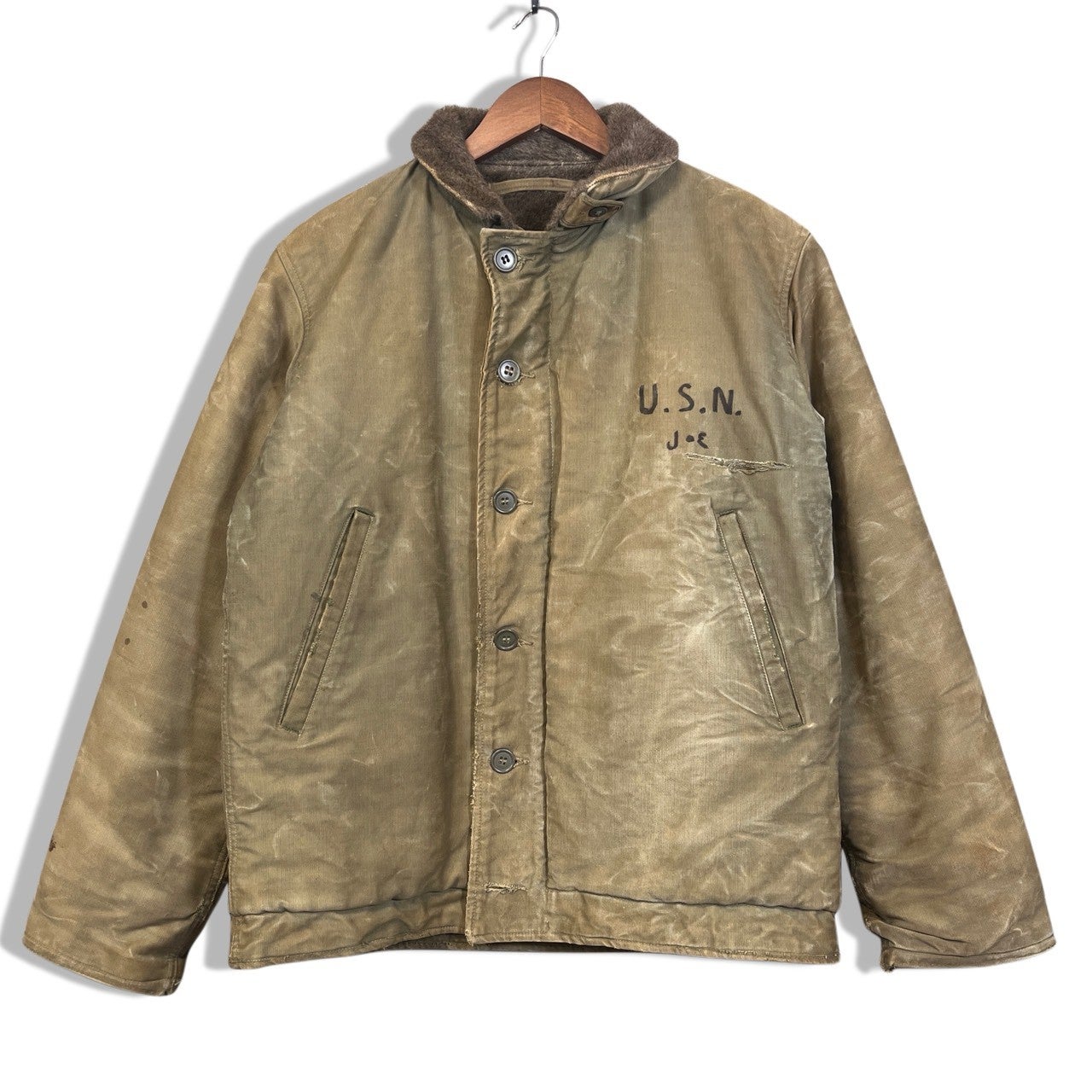 40s US NAVY N-1 Deck Jacket 38 | Amb:STORAGE
